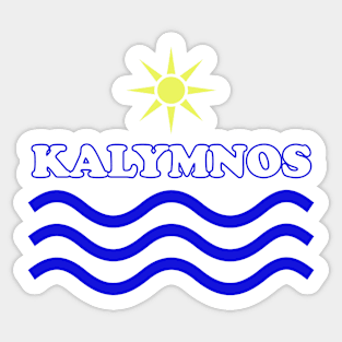 KALYMNOS-Greece Sun Water Sticker